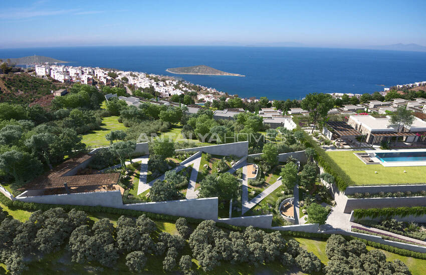 Houses with Sea View and Outbuilding in Bodrum Gumusluk 8