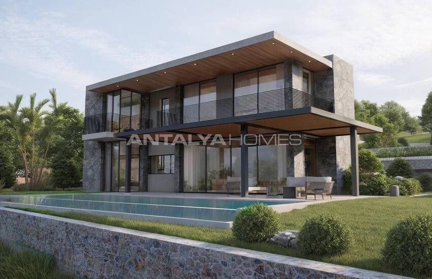 Detached 5-bedroom Houses with Pools in Bodrum