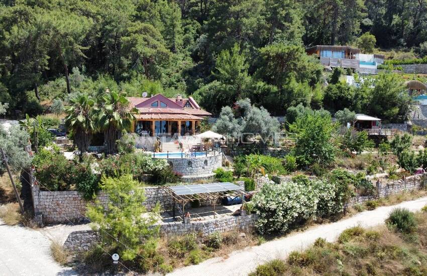 منزل مع مسبح خاص وإطلالة على وادي الفراشات في فتحية موغلا 3