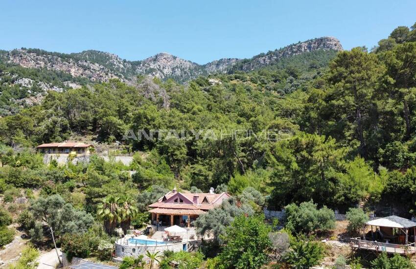 منزل مع مسبح خاص وإطلالة على وادي الفراشات في فتحية موغلا 4