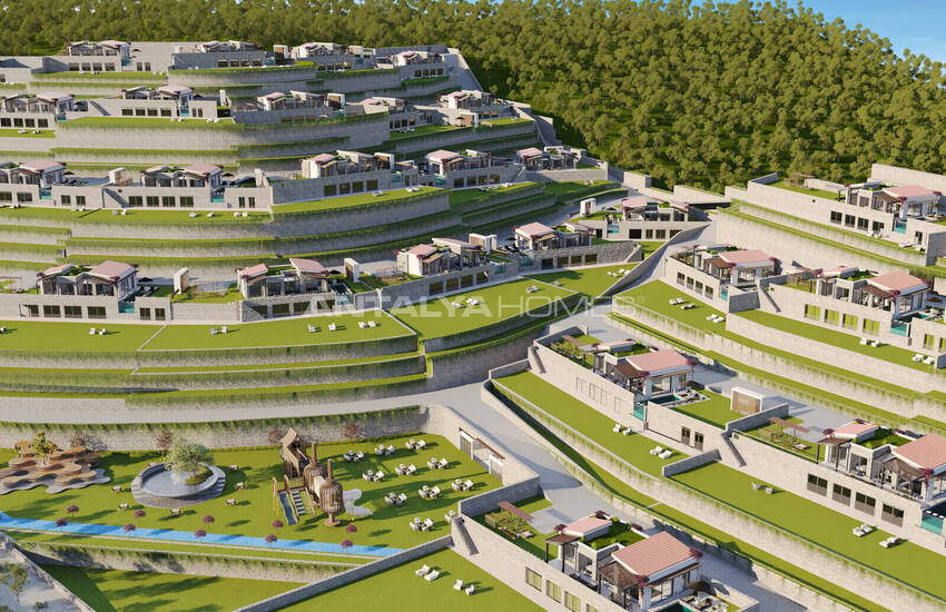 Villas Individuelles Avec Vue Sur Mer Dans Un Projet À Bodrum Turquie 20