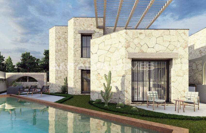 Vrijstaande Huizen Met Zeezicht En Zwembad In Bodrum Gumusluk 7