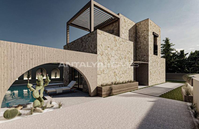 Vrijstaande Huizen Met Zeezicht En Zwembad In Bodrum Gumusluk 5