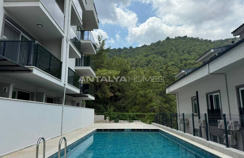 Lägenhet Med 1 Sovrum Med Bergs- Och Stadsutsikt I Fethiye Mugla 2