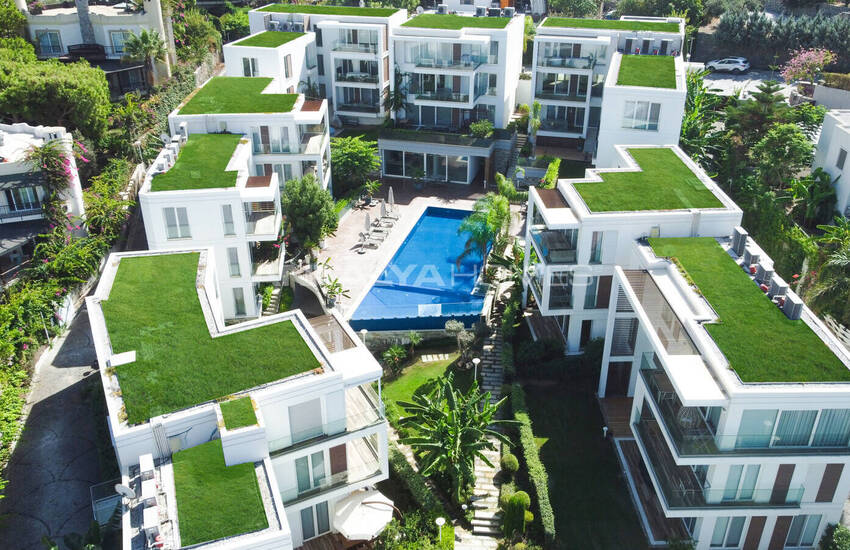 Lägenheter I Ett Komplex Med En Privat Vik I Bodrum Kucukbuk 6