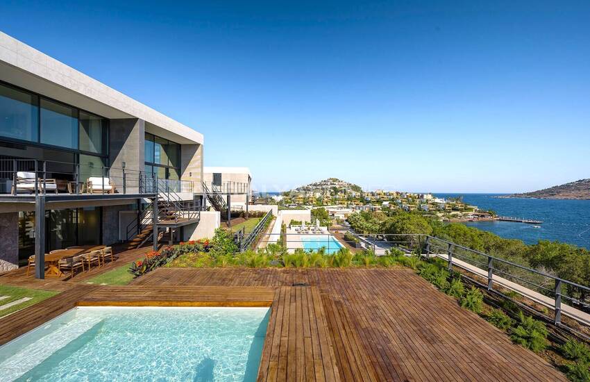 Maisons Vue Mer Dans Un Projet Avec Plage Privée À Bodrum Mugla 2
