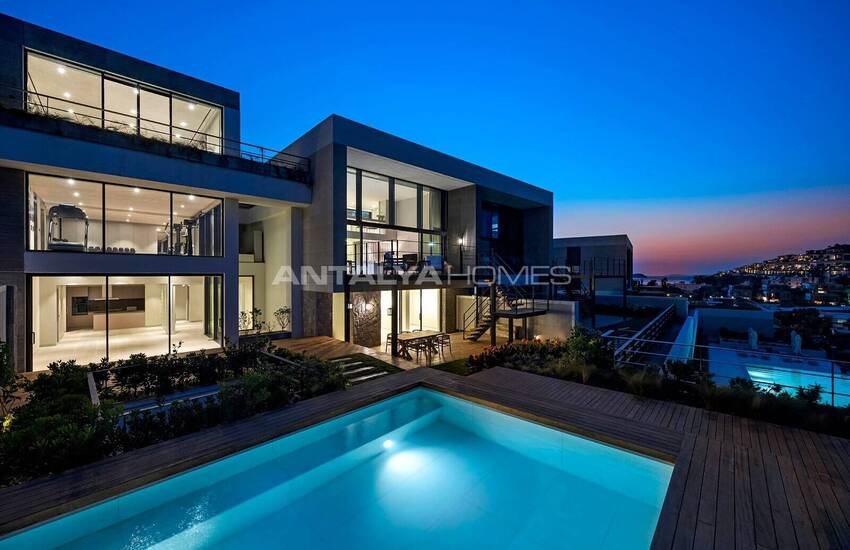 Maisons Vue Mer Dans Un Projet Avec Plage Privée À Bodrum Mugla 4