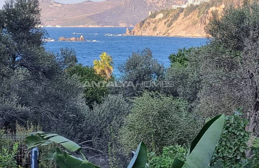 منازل منفصلة مطلة على البحر مع حمام سباحة خاص في بودروم تركيا 2