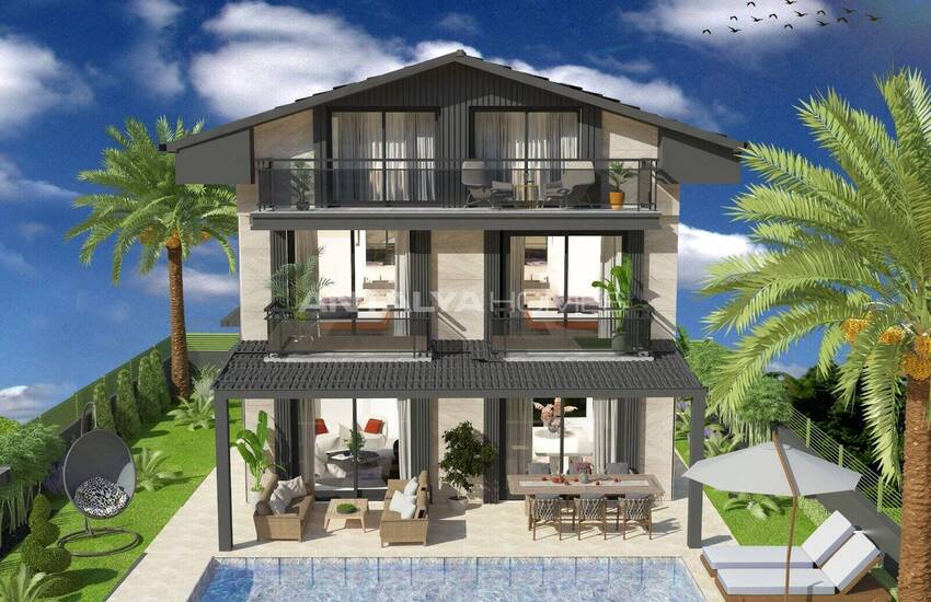 4-bedroom House with Pool and Garden in Fethiye Muğla 10