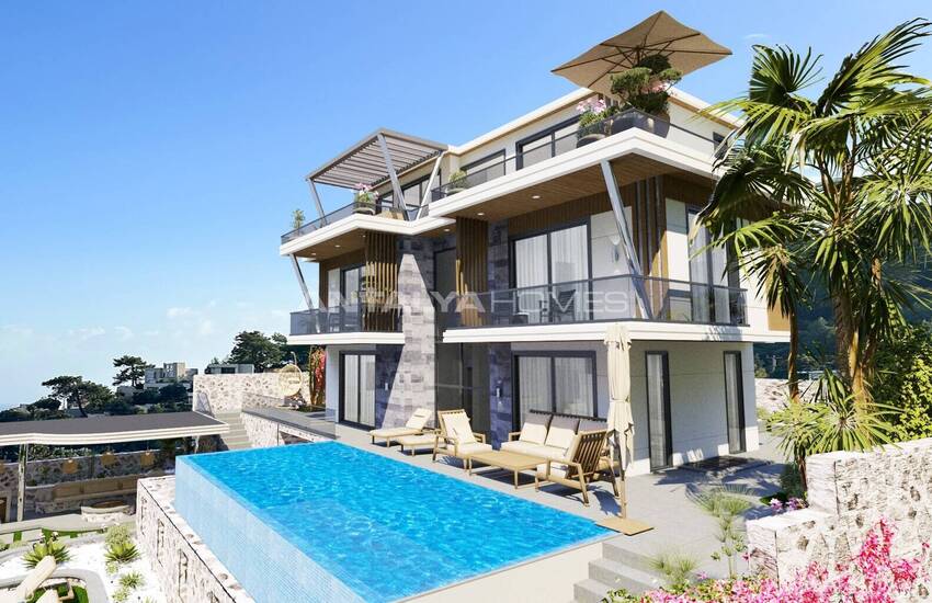 Elegant Villa with Private Pool and Sea View in Fethiye