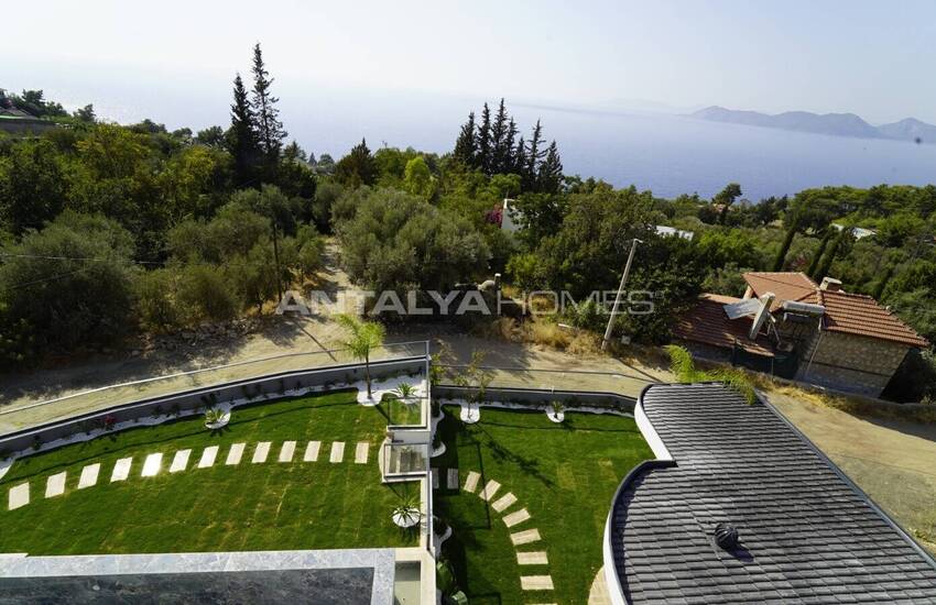 Элегантная вилла с частным бассейном и видом на море в Фетхие 6