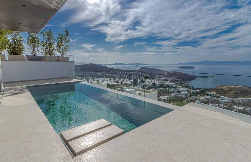 Detached Sea-view Villa with Private Pool in Bodrum Turkey