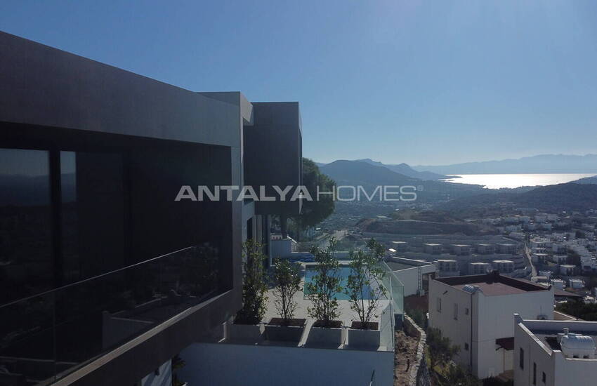 ویلا مستقل با دید دریا با استخر در بدروم ترکیه 5