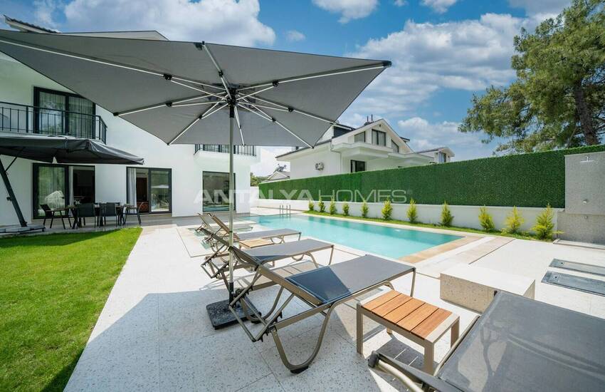 خانه های زیبا با استخر و پارکینگ اختصاصی در فتحیه چیفتلیک 8