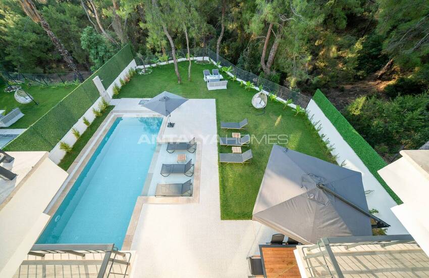 خانه های زیبا با استخر و پارکینگ اختصاصی در فتحیه چیفتلیک 3