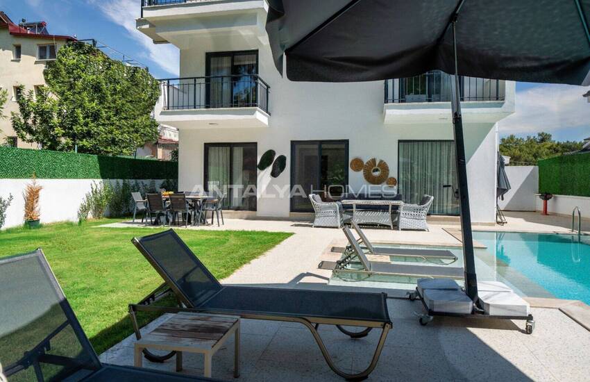 خانه های زیبا با استخر و پارکینگ اختصاصی در فتحیه چیفتلیک 5