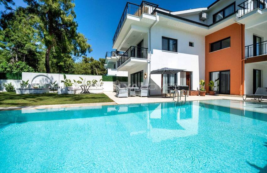 خانه های زیبا با استخر و پارکینگ اختصاصی در فتحیه چیفتلیک 1