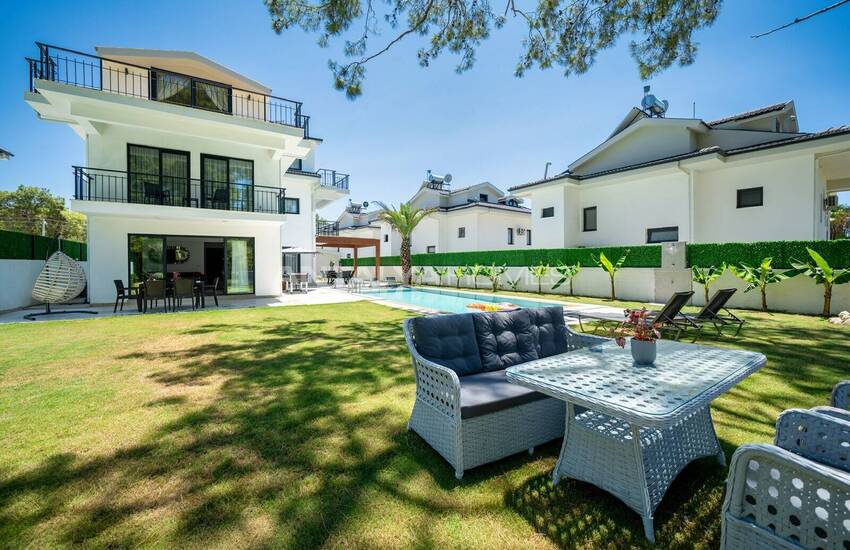 خانه های زیبا با استخر و پارکینگ اختصاصی در فتحیه چیفتلیک 6