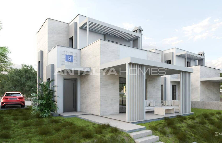 Detached Houses Near the Amenities in Bodrum Gumusluk