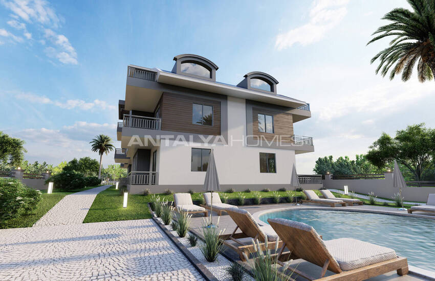 Квартиры с 2 спальнями в охраняемом комплексе в Сейдикемер Мугла 3