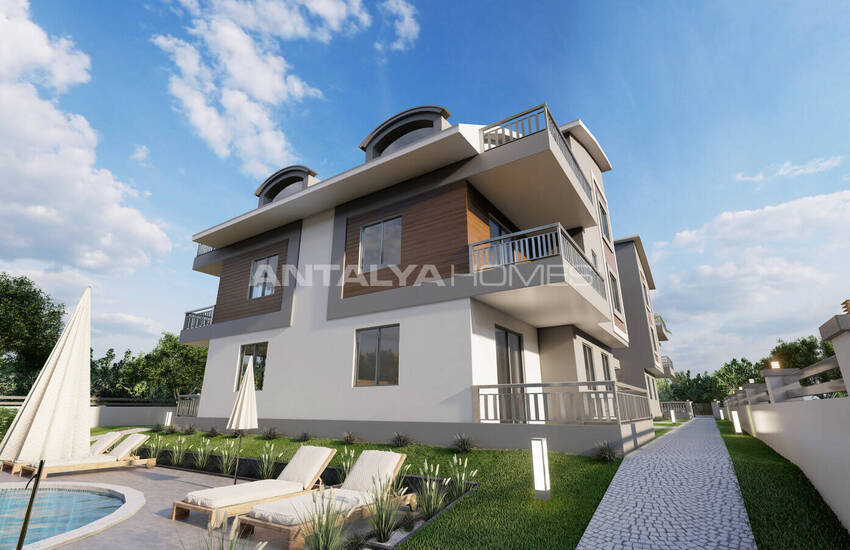 Квартиры с 2 спальнями в охраняемом комплексе в Сейдикемер Мугла 13