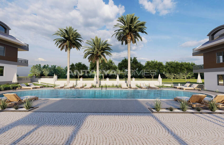 Квартиры с 2 спальнями в охраняемом комплексе в Сейдикемер Мугла 1