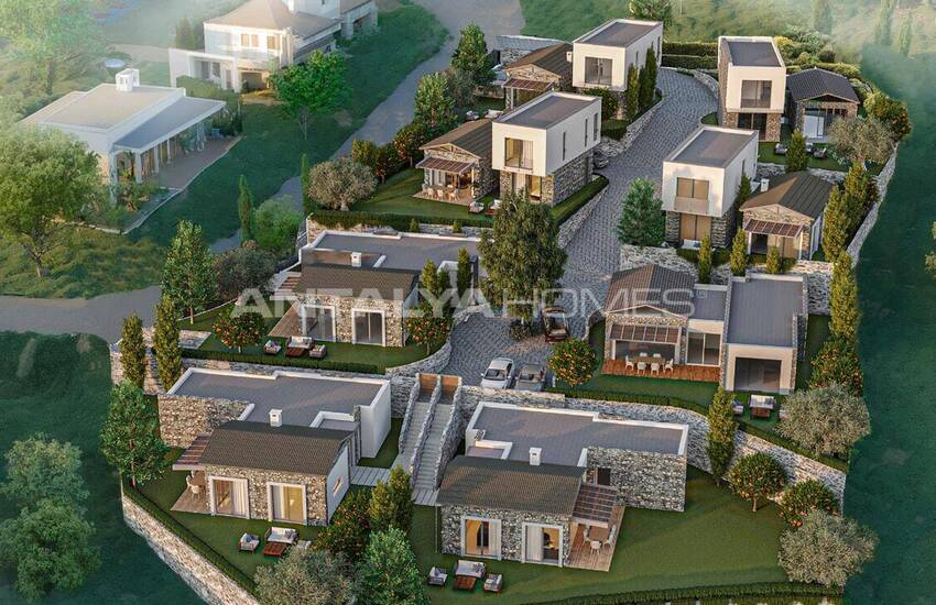 Fristående Stenklädda Hus I Bodrum Centrum 2