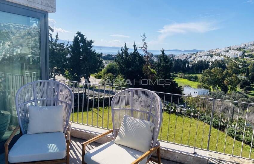 Freistehende Gartenwohnungen Mit Meerblick In Bodrum Akyarlar 7