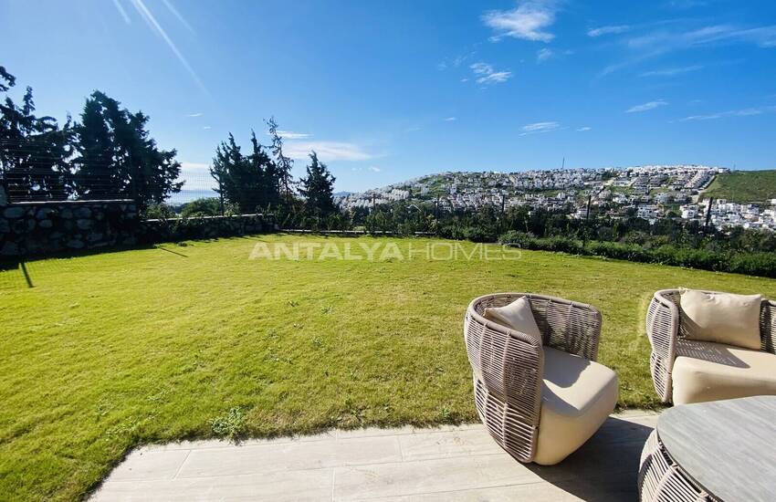 Freistehende Gartenwohnungen Mit Meerblick In Bodrum Akyarlar 16