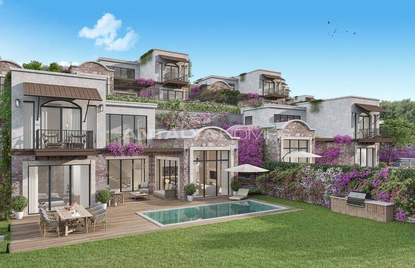 خانه های مستقل با چشم انداز یارو در ترکبوکو بدروم 4