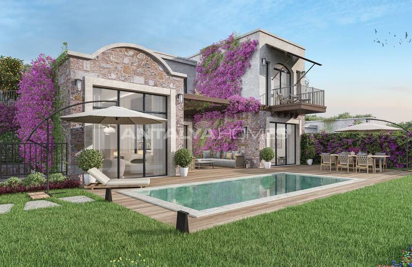 خانه های مستقل با چشم انداز یارو در ترکبوکو بدروم 3