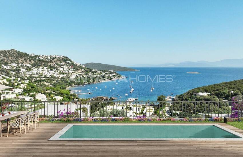 خانه های مستقل با چشم انداز یارو در ترکبوکو بدروم 2