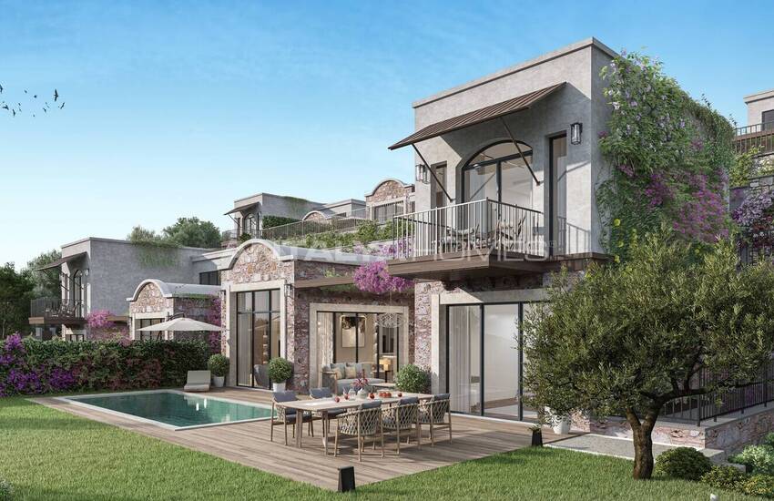 خانه های مستقل با چشم انداز یارو در ترکبوکو بدروم 7