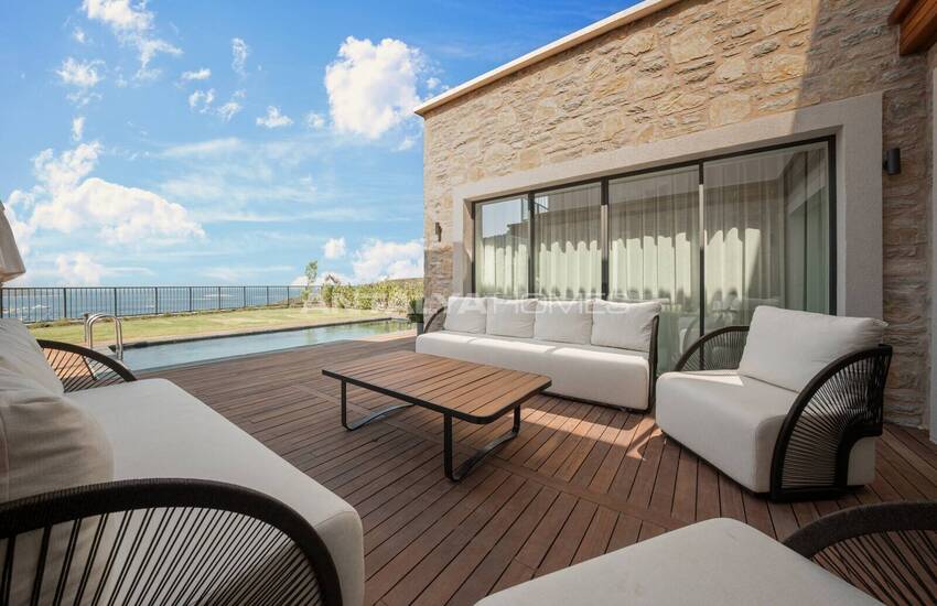 خانه های مستقل با چشم انداز یارو در ترکبوکو بدروم 12