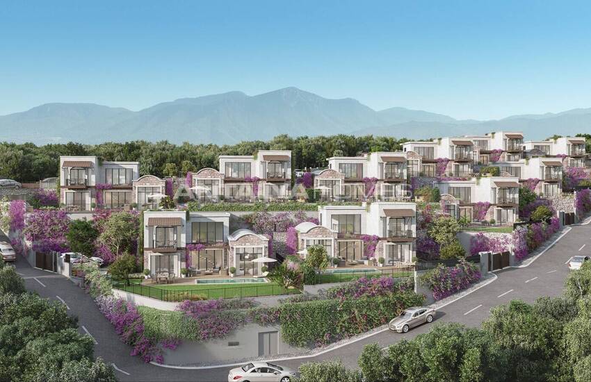 خانه های مستقل با چشم انداز یارو در ترکبوکو بدروم 15