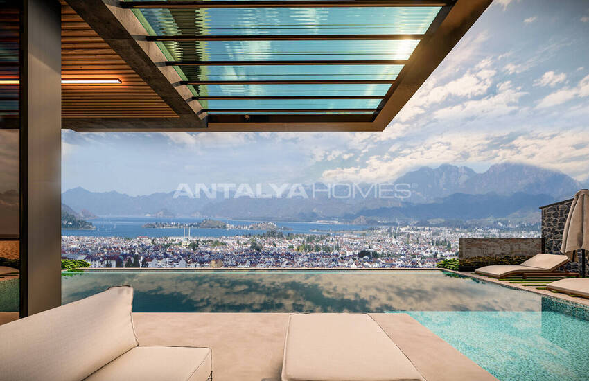 Ultra-luxueus Huis Met Lift En Zeezicht In Fethiye