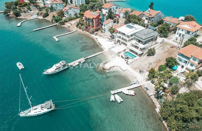 Privates Haus Am Meer Mit Pier Auf Der Insel Sovalye, Fethiye