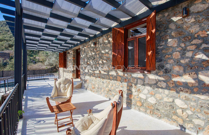 загородный дом на участке площадью 1 091 м² в Каякёй, Фетхие 16