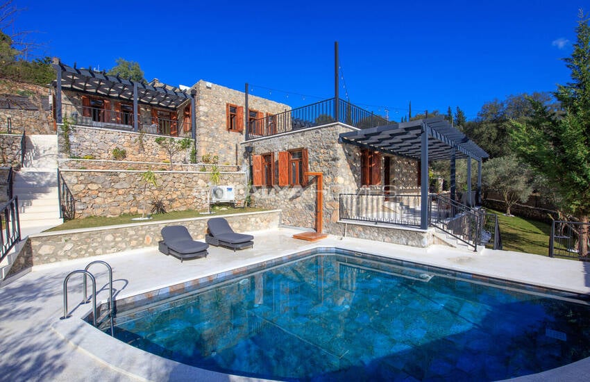 Möbliertes Landhaus Auf 1.091 M² Grundstück In Kayaköy, Fethiye
