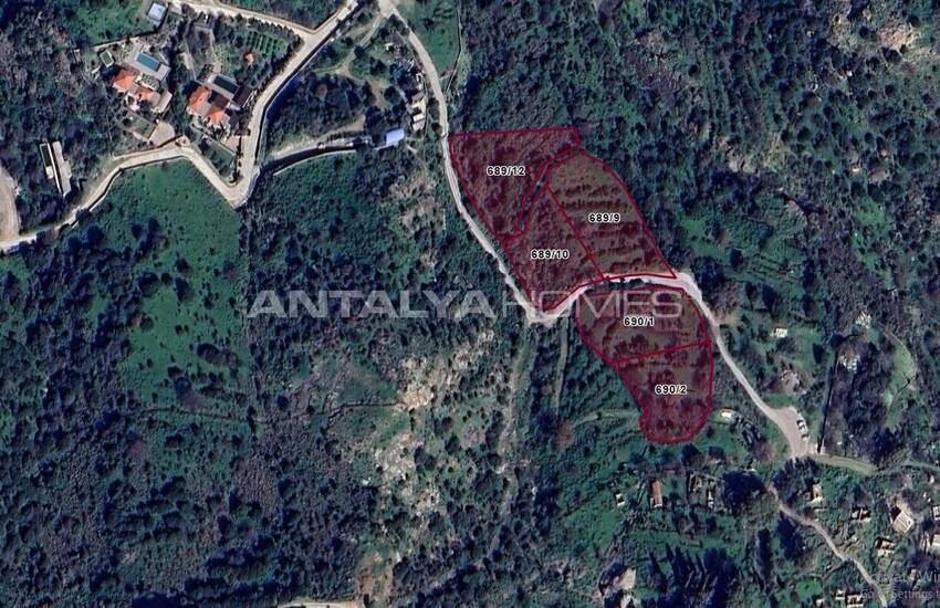 Участок в Бодруме с видом на море рядом с пристанью Ялыкавак 2