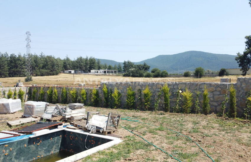 Gelijkvloerse Huizen Met Zwembad In Bodrum 11