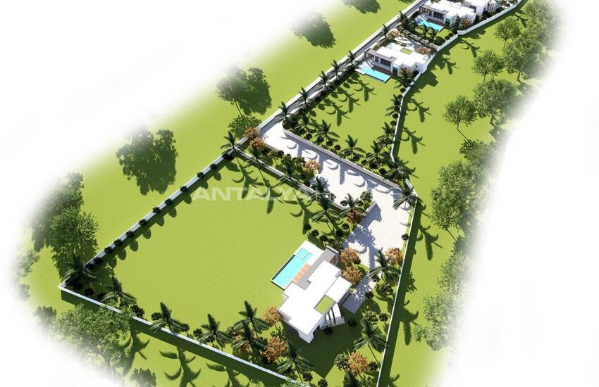 Gelijkvloerse Huizen Met Zwembad In Bodrum 2