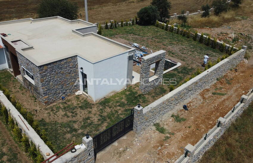 Gelijkvloerse Huizen Met Zwembad In Bodrum 4