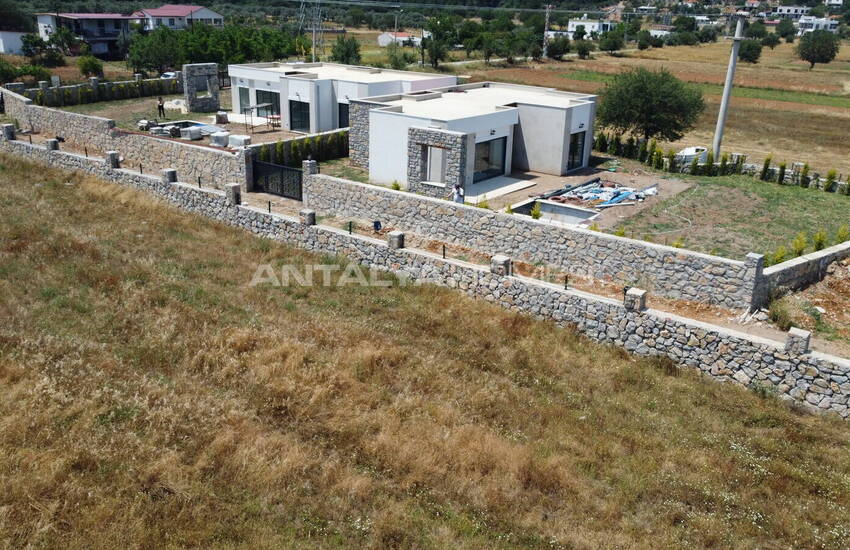 Gelijkvloerse Huizen Met Zwembad In Bodrum 8