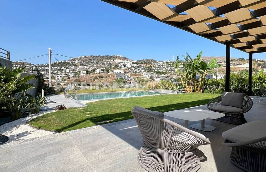 خانه‌هایی با استخر خصوصی و منظره دریا در بدروم گوموشلوک 7