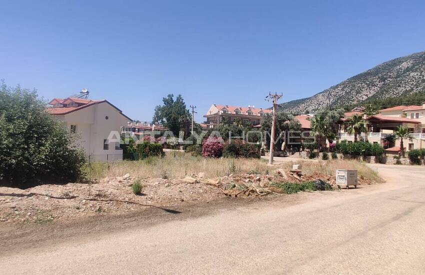 Partial Sea View Zoned Land in Fethiye Oludeniz 1