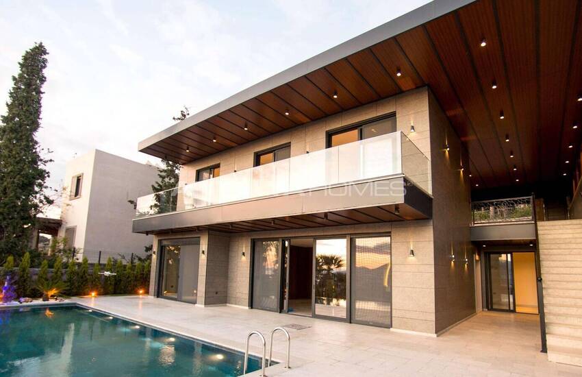 Hus Med Havsutsikt Och Pool I Bodrum Yalıkavak 9