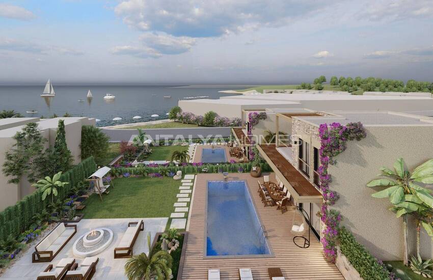 Elegante Häuser In Einem Projekt Am Meer In Bodrum Torba