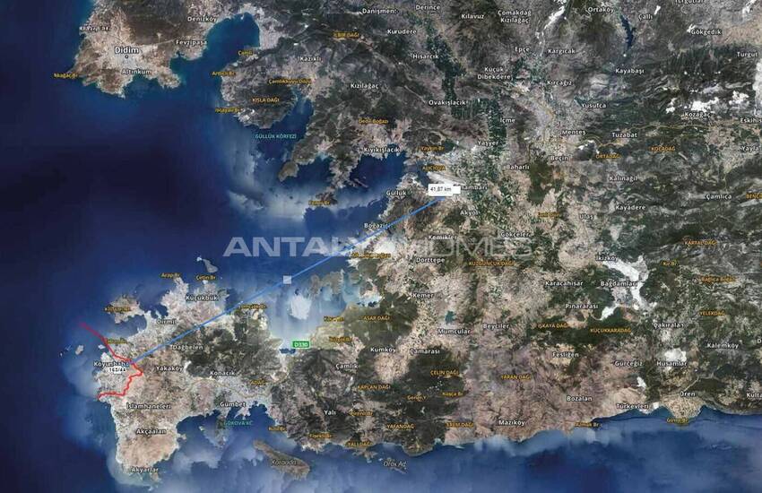 Grond Met Bestemmingsplan Nabij De Zee In Bodrum, Gumusluk 3