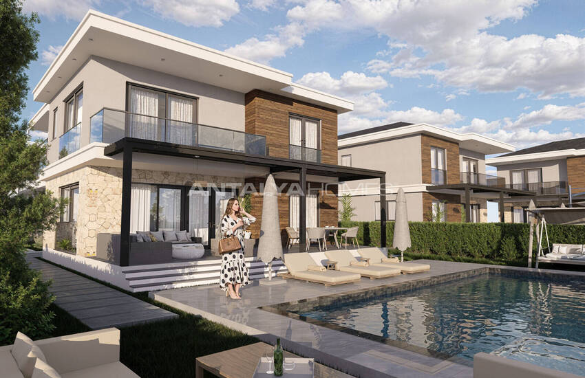 Muğla Fethiye'de Güvenlikli Site İçinde Havuzlu Lüks Evler 7